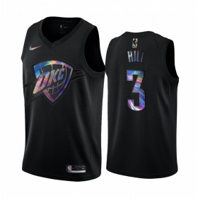 Oklahoma City Thunder George Hill 3 Iridescent HWC Collection Miesten Pelipaidat Swingman